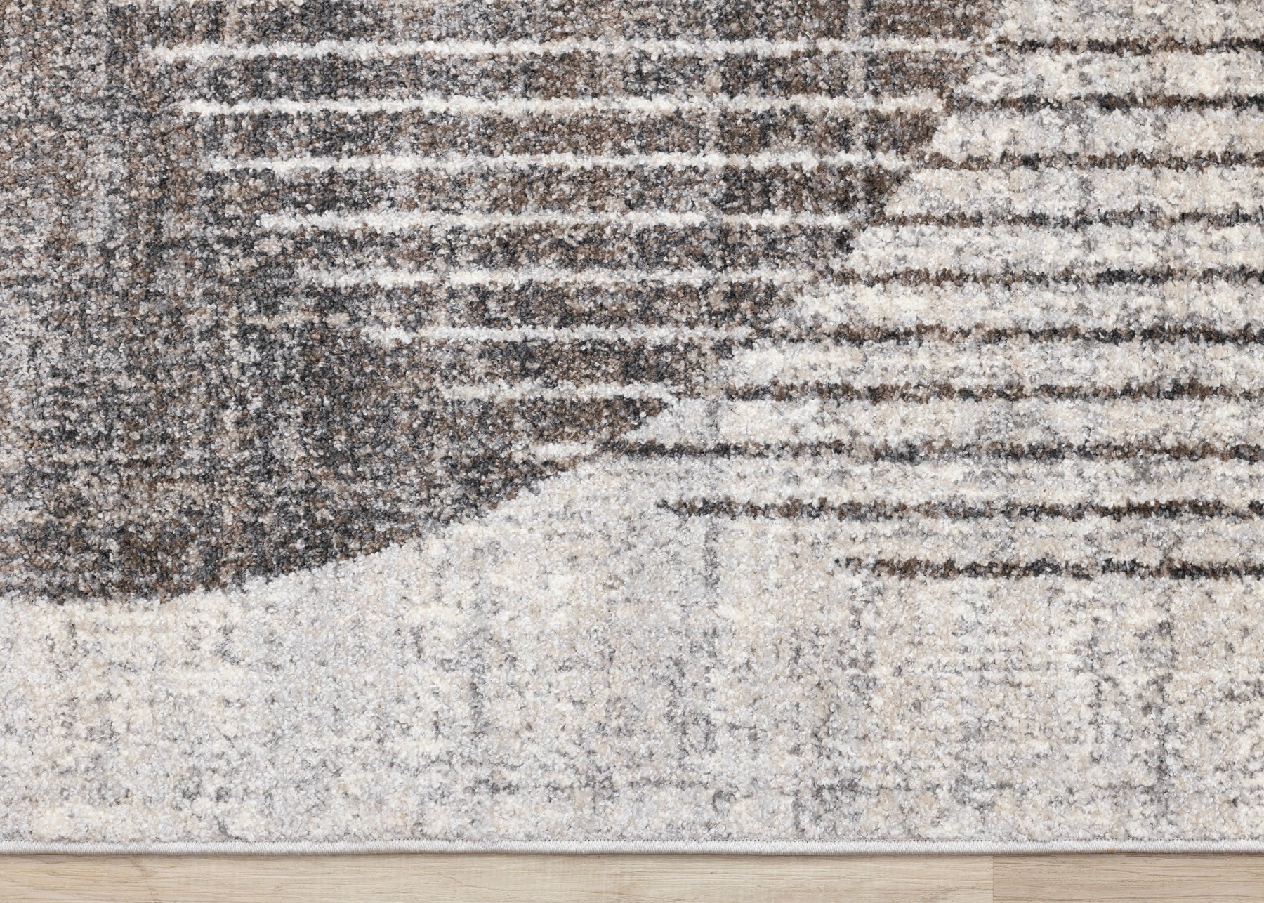 Merging Designed Rug Swift Grey White Two Merging Circles Rug – Devos Furniture Inc.