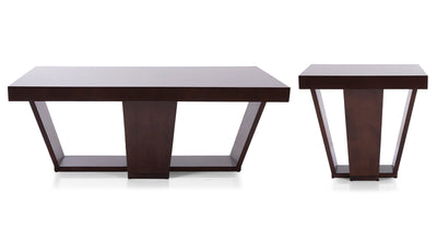Carrington Wood Coffee and End Tables by Decor-Rest Accent On Home - Devos Furniture Inc.