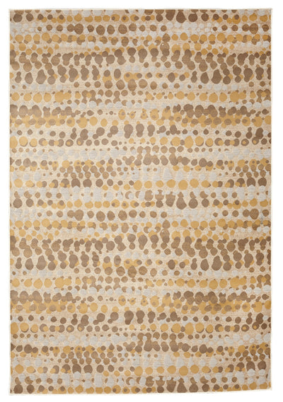 Charisma CHA-1005 Muted Grey Ivory Dots Distressed Abstract Area Rug By Viana Inc - Devos Furniture Inc.
