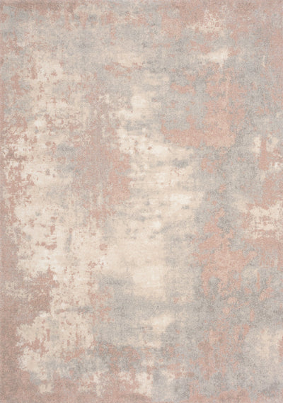 Nordic Grey Pink Cream Distressed Rug by Kalora Interiors - Devos Furniture Inc.