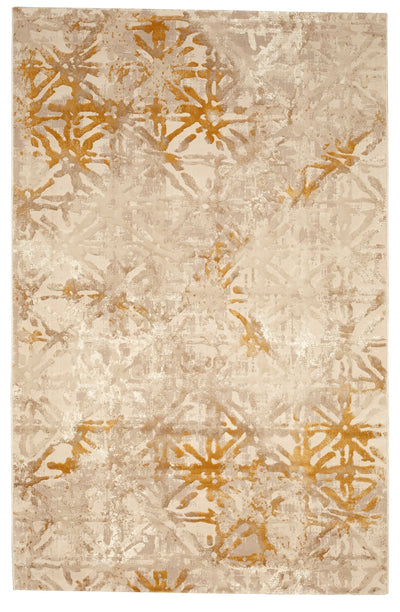 Aria ARI-4684A-SCRYLW Textured Polypropylene Yellow Grey Area Rug By Viana Inc - Devos Furniture Inc.