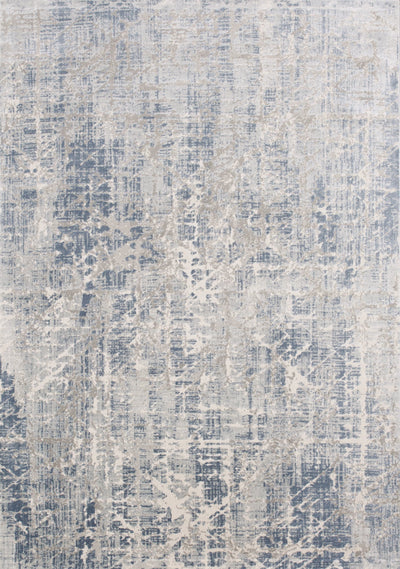 Harmony Grey Blue Crosshatching Rug by Kalora Interiors - Devos Furniture Inc.