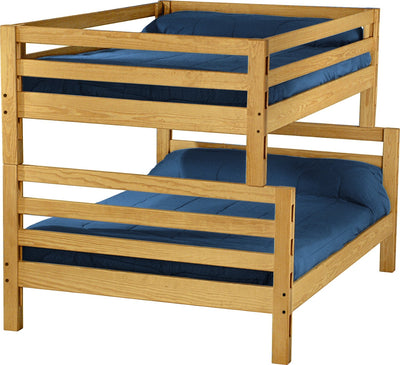 Ladder End Bunk Bed, Full XL Over Queen, By Crate Designs. 4078 - Devos Furniture Inc.