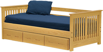 Shaker Day Bed with Trundle, Twin, By Crate Designs. 43717 - Devos Furniture Inc.