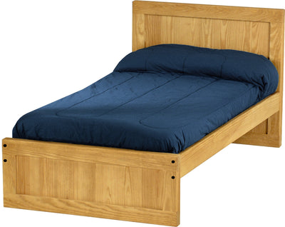 Panel Bed, Twin, 37" Headboard and 16" Footboard, By Crate Designs. 4376 - Devos Furniture Inc.