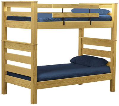 TimberFrame Bunk Bed, Twin Over Twin, By Crate Designs. 43905 - Devos Furniture Inc.