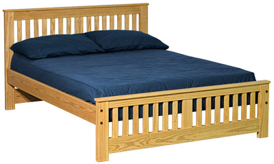 Shaker Bed, Full, 36" Headboard and 18" Footboard, By Crate Designs. 44768 - Devos Furniture Inc.