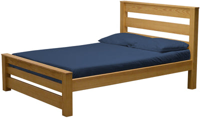 TimberFrame Bed, Full, 43" Headboard and 18" Footboard, By Crate Designs. 44928 - Devos Furniture Inc.