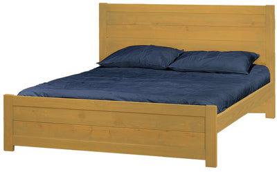 WildRoots Bed, Queen, 43" Headboard and 19" Footboard, By Crate Designs. 45849 - Devos Furniture Inc.
