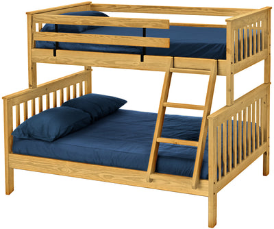 Mission Bunk Bed, Twin Over Full, By Crate Designs. 4706H - Devos Furniture Inc.