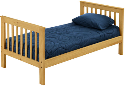 Mission Lower Bunk Bed, Twin, By Crate Designs. 4725 - Devos Furniture Inc.