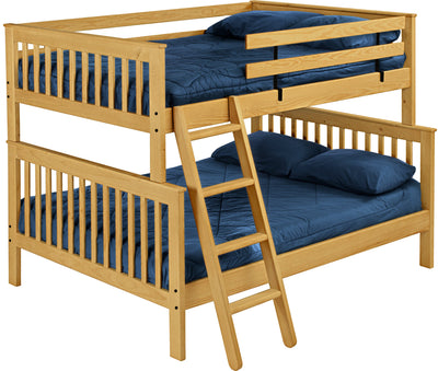Mission Bunk Bed, FullXL Over Queen, By Crate Designs. 4778 - Devos Furniture Inc.