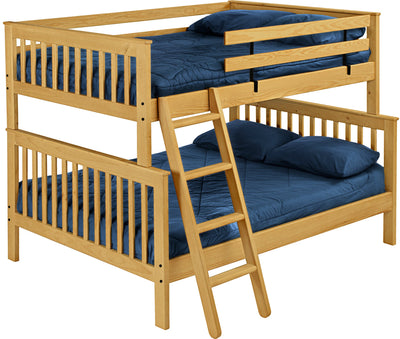 Mission Bunk Bed, FullXL Over Queen, By Crate Designs. 4778 - Devos Furniture Inc.
