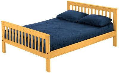 Mission Bed, Queen, 36" Headboard and 29" Footboard, By Crate Designs. 4969 - Devos Furniture Inc.