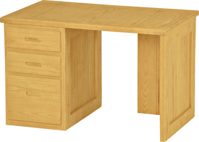 3 Drawer Desk, 46" Wide, By Crate Designs. 6335, 6352 - Devos Furniture Inc.