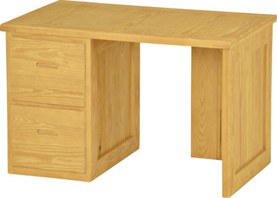 2 Drawer Desk, 46" Wide, By Crate Designs. 6336, 6362 - Devos Furniture Inc.