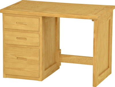 3 Drawer Desk, 42" Wide, By Crate Designs. 6435, 6452 - Devos Furniture Inc.