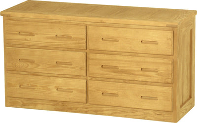 6 Drawer Dresser By Crate Designs. 7012 - Devos Furniture Inc.