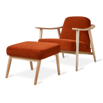 Baltic Chair & Ottoman by Gus* Modern - Devos Furniture Inc.