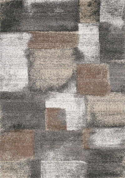 Breeze Blue Grey Simple Patches Rug by Kalora Interiors - Devos Furniture Inc.
