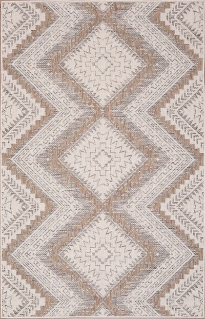 Carnival CAR-2009-SAND Indoor-Outdoor Polypropylene Ivory Sand Area Rug By Viana Inc - Devos Furniture Inc.