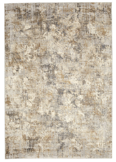 Charisma CHA-1002 Muted Grey Ivory Distressed Abstract Area Rug 2 By Viana Inc. - Devos Furniture Inc.