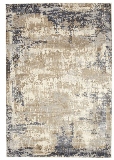 Charisma CHA-1004 Muted Grey Ivory Distressed Abstract Area Rug 3 By Viana Inc. - Devos Furniture Inc.