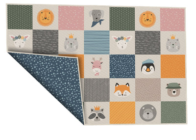 Yokina YOK-CRITTERS Critters Reversible Waterproof Baby Playmat By Viana Inc - Devos Furniture Inc.