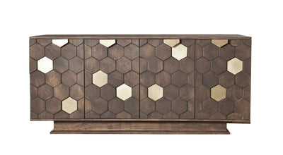 Bailey Sideboard | Cocoa Brown | by LH Imports - Devos Furniture Inc.
