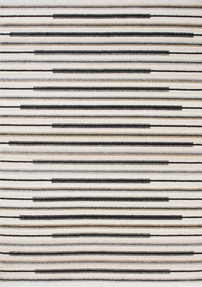 Calabar Cream Grey Beige Piano Key Pattern Rug by Kalora Interiors - Devos Furniture Inc.