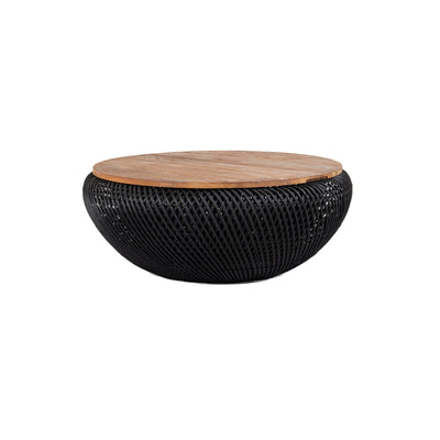 D-Bodhi Wave Coffee Table | Black | by LH Imports - Devos Furniture Inc.