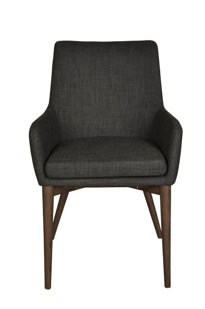 Fritz Arm Chair | Dark Grey | by LH Imports - Devos Furniture Inc.