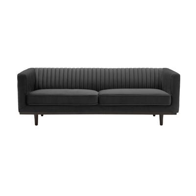 Sage Sofa Black Velvet by LH Imports - Devos Furniture Inc.