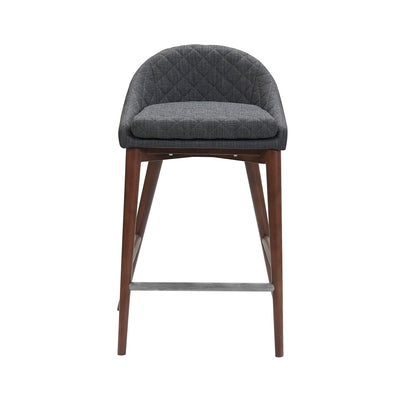 Mila Counter Stool | Dark Grey | by LH Imports - Devos Furniture Inc.