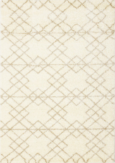 Fergus White Beige Patterned Rug by Kalora Interiors - Devos Furniture Inc.