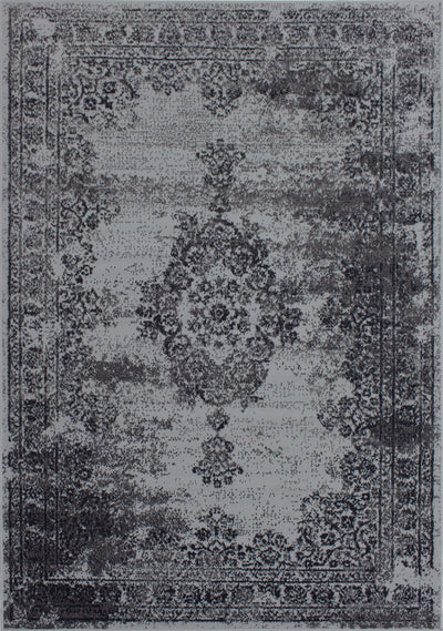 Fionna 3733_9944 Grey Faded Traditional Oriental Style Area Rug by Novelle Home - Devos Furniture Inc.