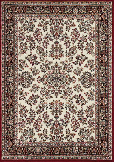 Fiona 5118_1953 Cream Red Fine Traditional Oriental Style Area Rug by Novelle Home - Devos Furniture Inc.