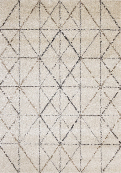 Lane Cream Grey Geometric Luxury Rug by Kalora Interiors - Devos Furniture Inc.