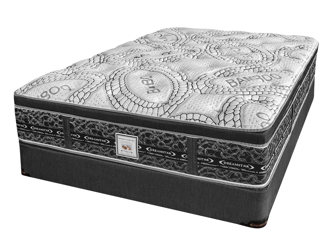 Whisper Visco Gel Memory Foam with Pocket Coil Plush Eurotop