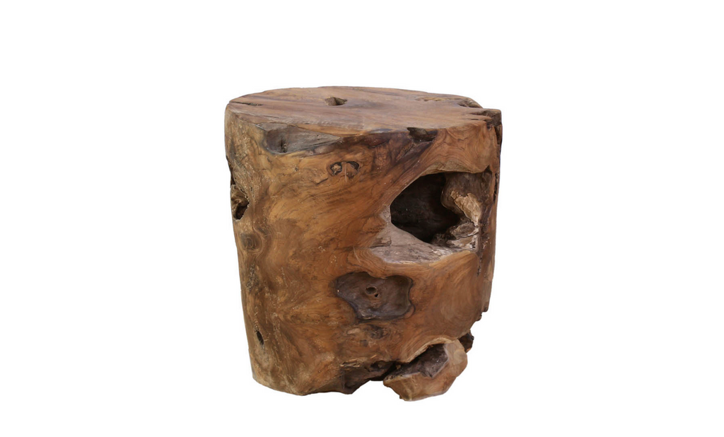 Nichole Teak Side Table Stool by sohoConcept Furniture Envy