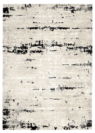 Panache PAN-5075D-CRAN Soft Powerloomed Cream Anthracite Area Rug By Viana Inc - Devos Furniture Inc.