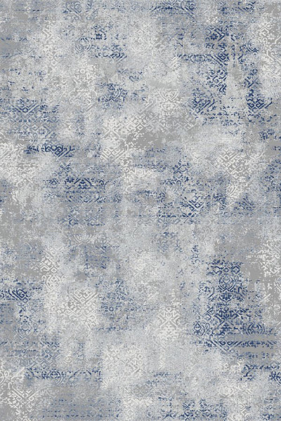 Panache PAN-6037A-GRBL Soft Polypropylene Grey and Blue Area Rug By Viana Inc - Devos Furniture Inc.