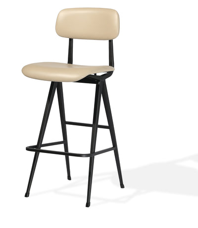 Perla - Stool with Wheat PPM Seat and Black Powdered Metal Base by BNT sohoConcept - Devos Furniture Inc.