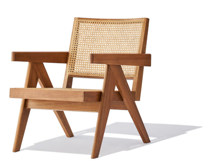 Pierre J Arm Teak Full Wicker Lounge by sohoConcept - Devos Furniture Inc.