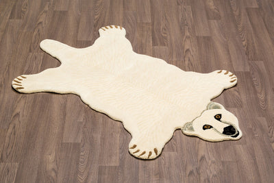 Polar Bear SAF-POL Hand Tufted Wool Area Rug By Viana Inc - Devos Furniture Inc.