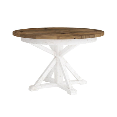Provence Round Extension Table 47"/63" by LH Imports - Devos Furniture Inc.