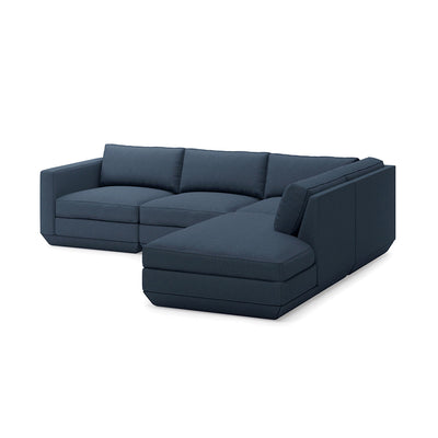 Podium 4PC Lounge Sectional A by Gus* Modern - Devos Furniture Inc.