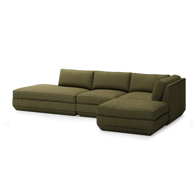 Podium 4PC Lounge Sectional B by Gus* Modern - Devos Furniture Inc.
