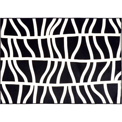 Hosta ROHOS-14829 Black and White Indoor Outdoor Area Rug by Renwil - Devos Furniture Inc.