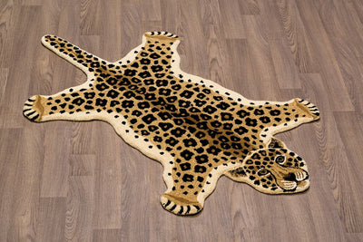 Leopard SAF-LEO Hand Tufted Wool Area Rug By Viana Inc - Devos Furniture Inc.